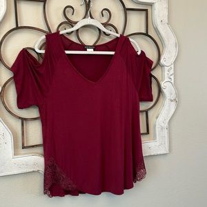 Beautiful cold shoulder top